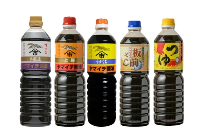 醤油 詰め合わせ セット 《ヤマイチ醤油》醤油・つゆバラエティセット 各1L 5本セット [小田部商店 山形県 高畠町 tk06ayt180014] しょうゆ 調味料 だしつゆ