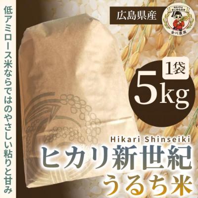 ふるさと納税 三原市 ヒカリ新世紀(うるち米)5kg  [238-007]