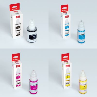 【ふるさと納税】No.2696キヤノンインクボトル4色パック(GI-390BK/GI-390C/GI-390M/GI-390Y)