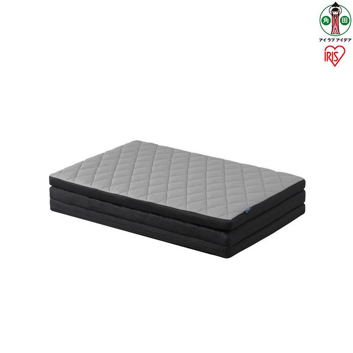 【ふるさと納税】マットレス シングル 洗える 高反発 3つ折り 厚さ6cm メンズエアリー アイリスオーヤマ Sサイズ 消臭素材 体圧分散 エアリー 高反発 新生活 通気性 抗菌 防臭 快眠 AMEN60-S 新生活 一人暮らし ひとり暮らし 就職祝い 進学祝い 合格祝い 家具 インテリア