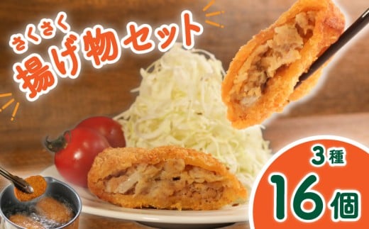 揚げ物セット 計16個 メンチカツ8個 チキンカツ4個 ミニとんかつ4個 メンチカツ メンチ とんかつ カツ チキンカツ チキン 揚げ物 フライ セット 惣菜 朝食 昼食 夕食 豚肉 鶏肉 牛肉 肉 おかず おつまみ 肉屋 小分け 個包装 おつまみ 米 に合う 便利 お手軽 時短 冷凍 冷凍食品 あげもの カツセット お肉 ふるさと納税 ふるさと納税肉 千葉県 銚子市 銚子 マルシチ畜産有限会社