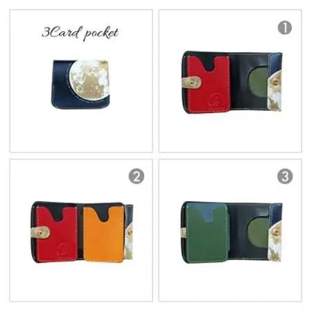 クアトロガッツ ミニ財布 小さいふ。コンチャ 月面着陸 JAPANレザー_装飾品・工芸品 財布 服飾小物 _【1615984】