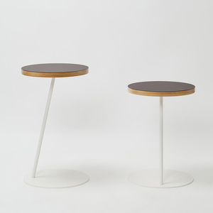 Circle side table（サークルサイドテーブル） サイドテーブル／ナイトテーブル H500 ホワイト_モーブ  EB8-0660