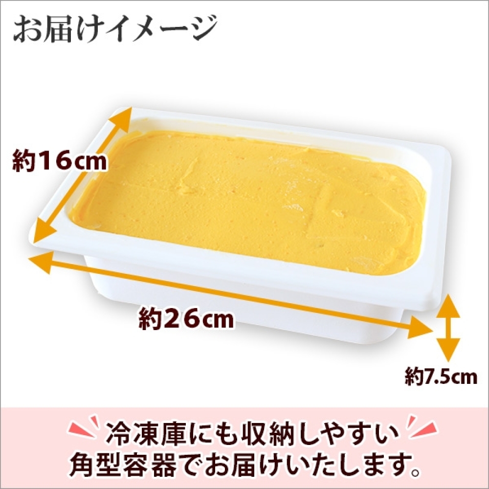 611.アイスクリーム かぼちゃ ジェラート 業務用 2リットル 2L アイス 大容量  手作り 北海道 弟子屈町_イメージ3