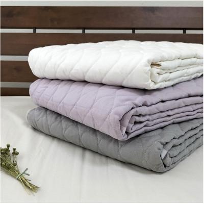 ふるさと納税 和泉市 【シングル】艶やかリネン100%敷パッド(100×205cm)グレー LIN-1S-GY |  | 02