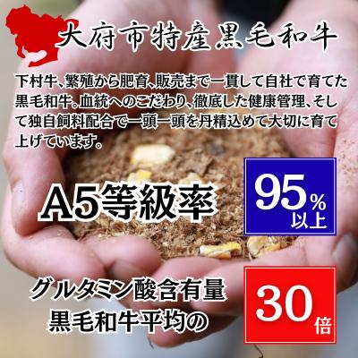 ふるさと納税 大府市 【大府市特産】A5黒毛和牛『下村牛』黒毛和牛肉100%手作りハンバーグ6枚入 |  | 02