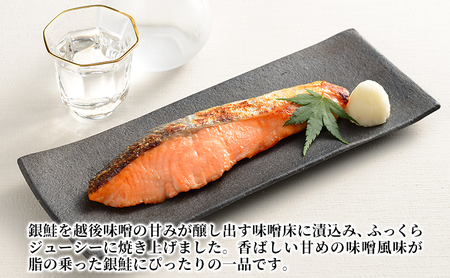 万越屋　レンジで簡単！味噌漬焼魚20切（料理家　村山瑛子先生監修） 魚貝類 加工食品 サーモン 鮭 漬魚 味噌床 ふっくら ジューシー 