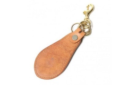 ＭＯＴＯマットバケッタ靴べらキーホルダー（BROWN）本池秀夫監修