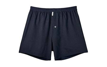 メンズ下着 シルクトランクス (Lネイビー3枚) ZIVANE F7Z-1565