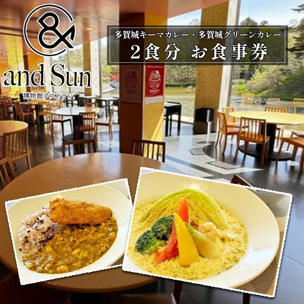 【ふるさと納税】多賀城キーマカレー・多賀城グリーンカレー お食事券　【04209-0254】