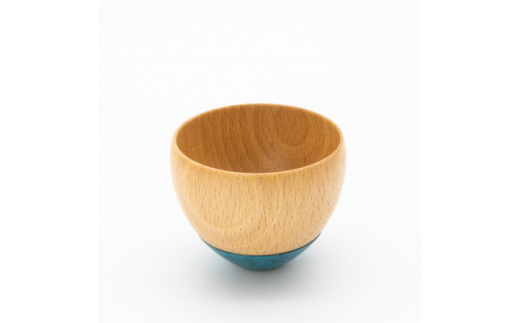 
＜高岡銅器＞KISEN Guinomi Sake Cup DON Turquoise Blue【1370292】
