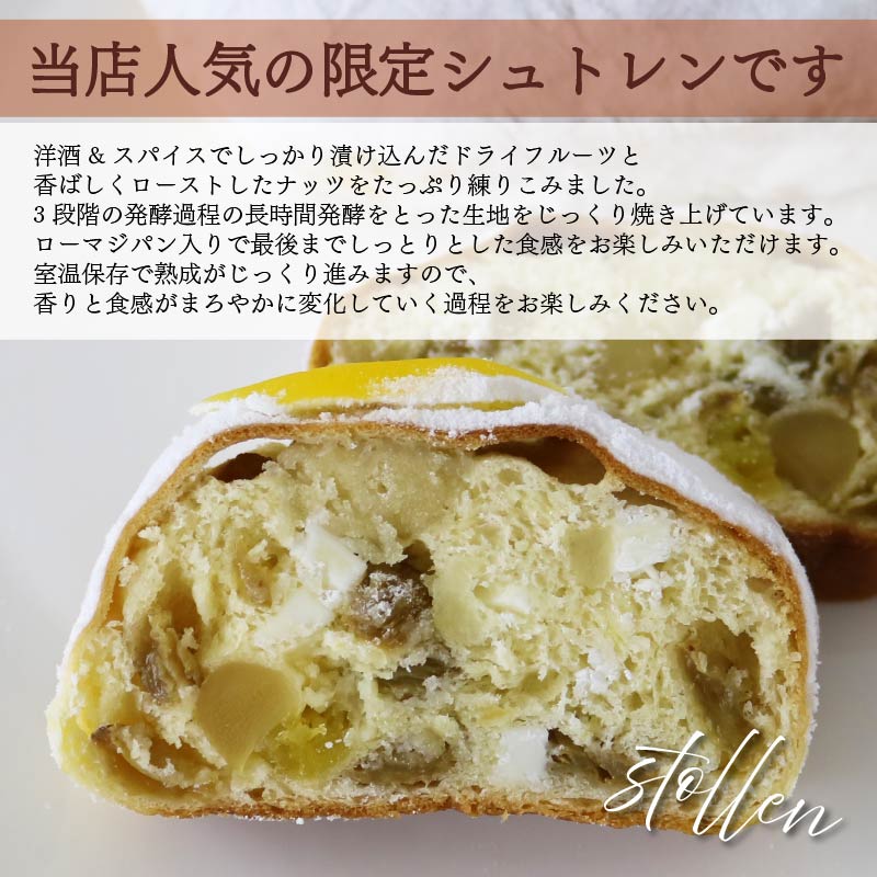 シュトレン マンゴー 2本 約130g×2本 計260g シュトーレン パイナップル パイン サマーシュトレン お菓子 洋菓子 デザート スイーツ パン ドライフルーツ クリスマス ドイツ 菓子パン 