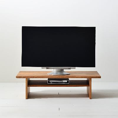ふるさと納税 大川市 幅90オークテレビボード/konoji/薄型テレビ台　ローボード　文机 パソコンデスク