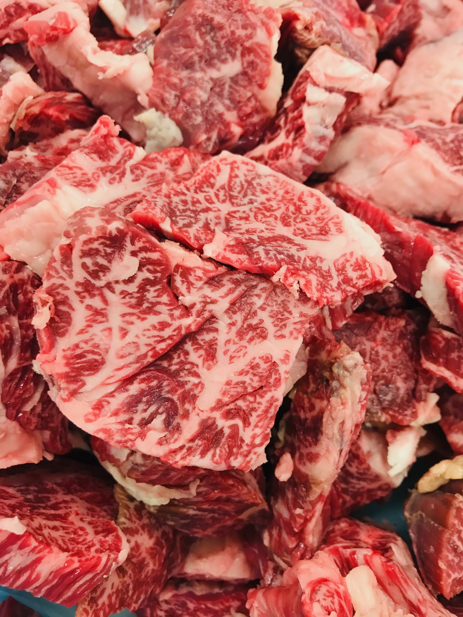 【食肉総合卸 丸正】未経産国産牛ハラミ　ニンニク塩味200ｇ