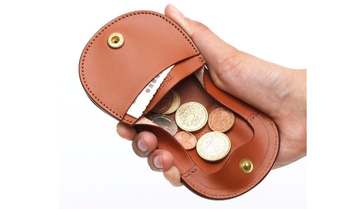 馬蹄コインケース　キャメル　いたがき　名入れ無