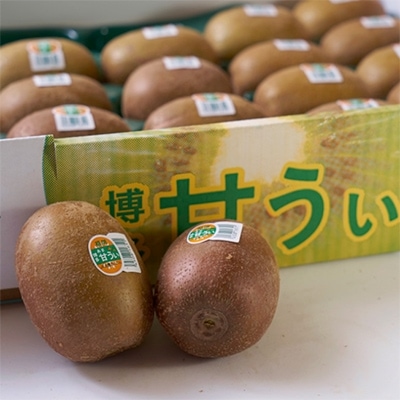 【先行受付】キウイ「甘うぃ(あまうぃ)」約3kg箱(24-30玉)福岡限定!ブランド(宇美町)【配送不可地域：離島】