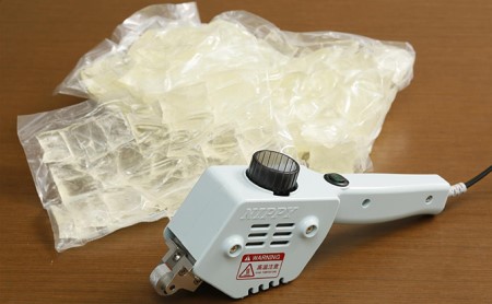 NP-C2-100 手動式ホットメルト糊付機（糊1kg付き） 糊付幅8mm