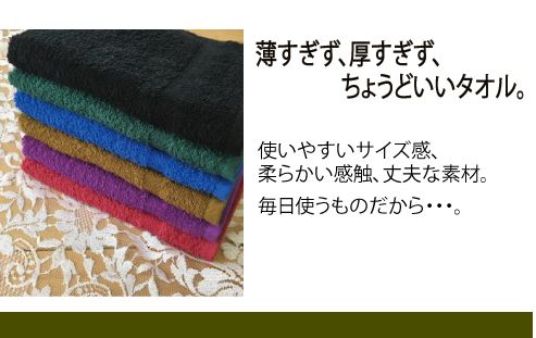 コーマカラーフェイスタオル12枚セット（オーキッドバイオレット）泉州タオル 010B1420