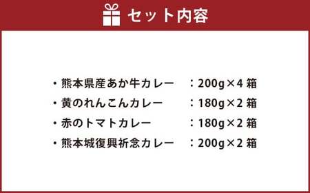 熊本の特産品を使ったレトルトカレーセット 10人前