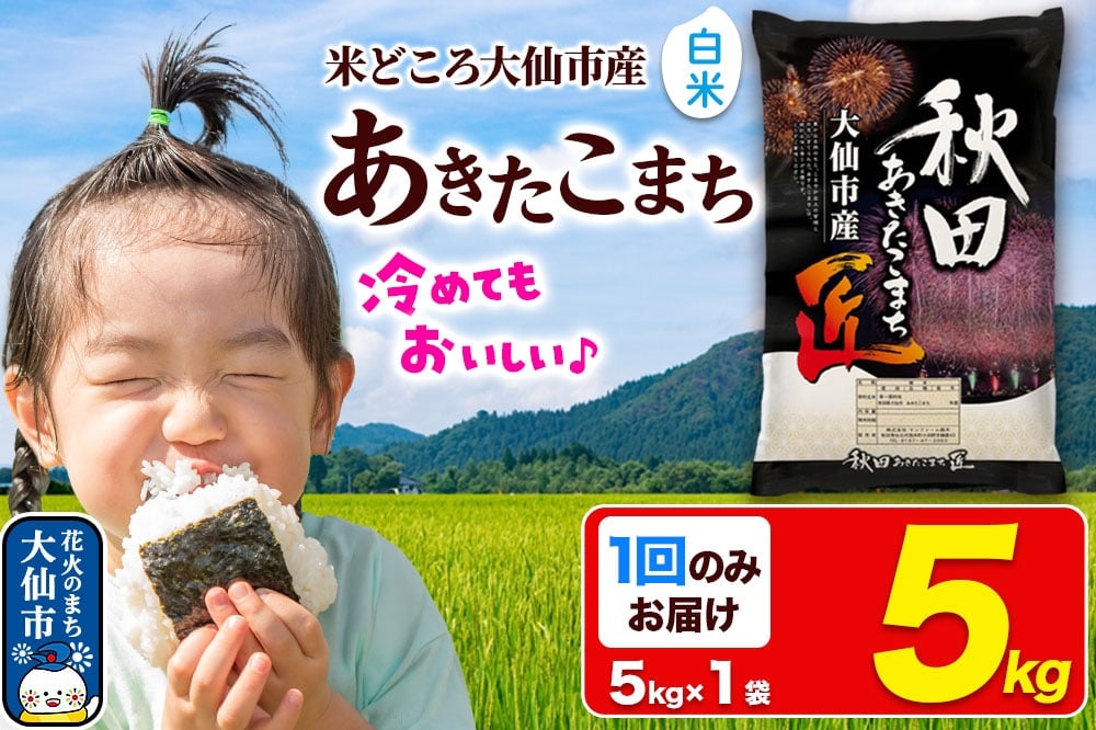 
                  米【白米】秋田県大仙市産 あきたこまち 精米 5kg 令和7年産
                