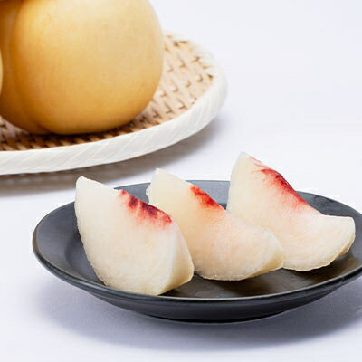 【ふるさと納税】【先行予約・2026年9月上旬頃より発送予定】しっかりした果肉と果汁たっぷり岡山の白桃(2kg箱)【配送不可地域：離島】【1711993】