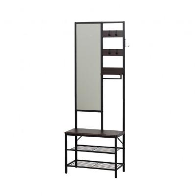 ふるさと納税 海南市 多機能ハンガーラック　ブラウン |  | 01