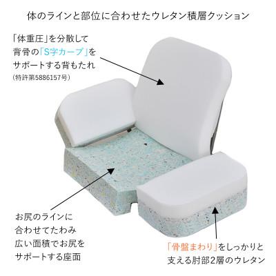 ふるさと納税 坂戸市 産学連携 美姿勢サポート座椅子3 レッド |  | 03