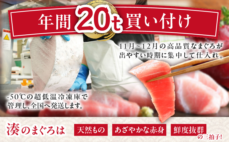 本物の味をお届け！厳選！天然本鮪 中トロ・赤身セット　M005-021