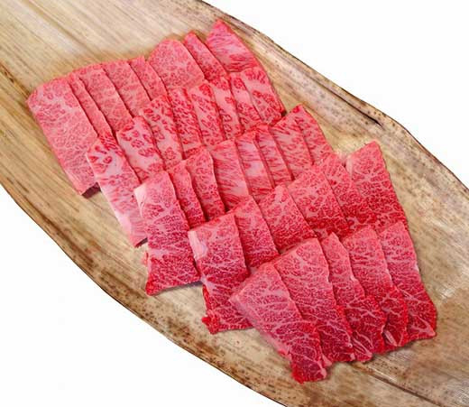 
◆近江牛霜降りカルビ焼肉　700g
