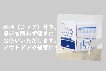 奥大山のおいしい水 バックインボックス 2箱(BIB) 10L×2 0203