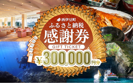 【300,000円分】西伊豆町ふるさと納税感謝券