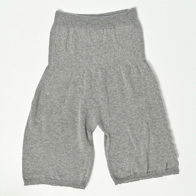 【ふるさと納税】日本製 オーガニックコットン ゆるふわペチ 無縫製 グレー (6645-7351)【1324155】