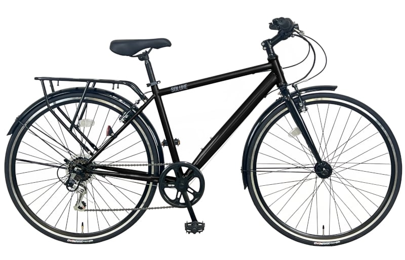 
            CHACLE キャリア付きクロスバイク7006 HD SOLUXE Mブラック【700C 自転車 完成品 組み立て不要 アウトドア サイクリング じてんしゃ 通勤 通学 新生活】
          