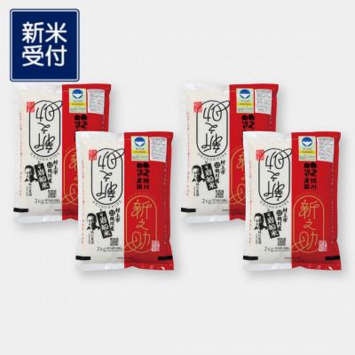 ふるさと納税 村上市 【新米受付・令和8年産米】【精米即日発送】村上市桃川産 特別栽培米 新之助8kg NAB4037