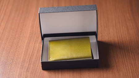 ミニ財布 札入れ 栃木レザー 牛革 日本製 レザー 天然皮革 レディース メンズ シンプル 使いやすい 人気 おすすめ 30代 40代 50代：ブラウン