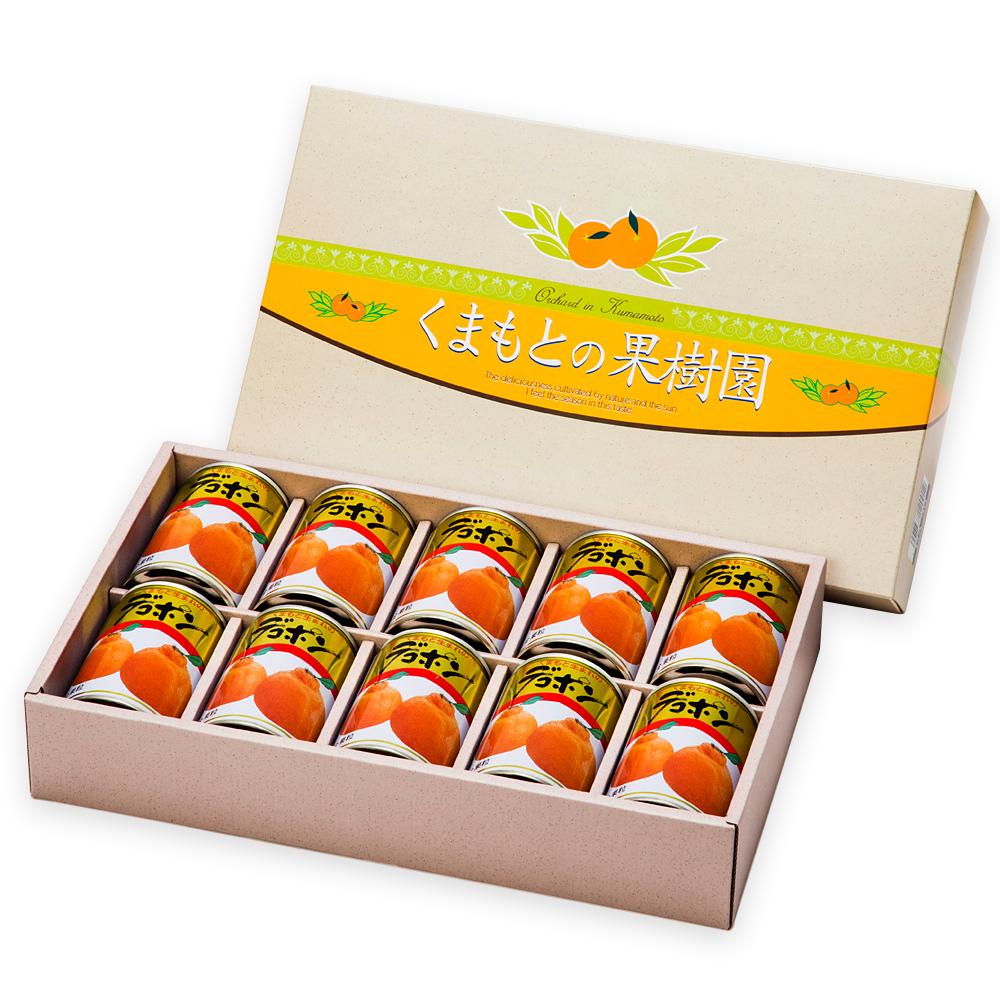 【順次発送】くまもとの果樹園 デコポン 缶詰 10缶 セット 