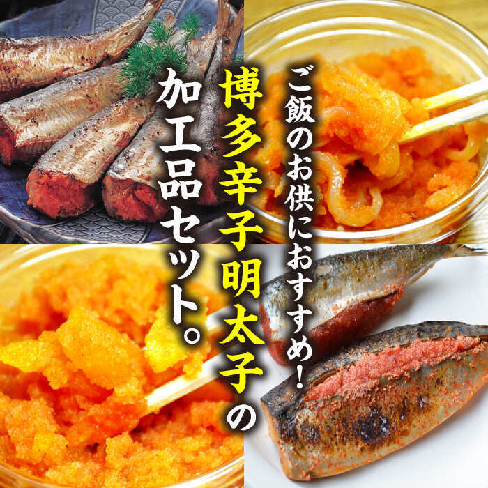 【ふるさと納税】 ご飯のお供！明太づくしAセット(数の子明太・いか明太・さば明太・いわし明太) 吉富町/株式会社マル五[BGAC047] 魚卵 めんたいこ 明太子 イカ 数の子 かずのこ 切れ子 ご当地グルメ 人気 おすすめ 冷凍 福岡