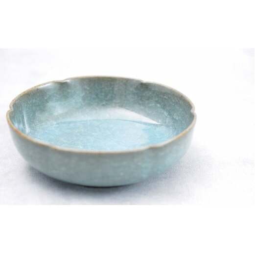 有田焼 貫入輪花深皿（14.5cm）2個セット【梶原大敬 茂正工房】食器 うつわ 器 青磁 多様鉢 作家 A30-536_イメージ4