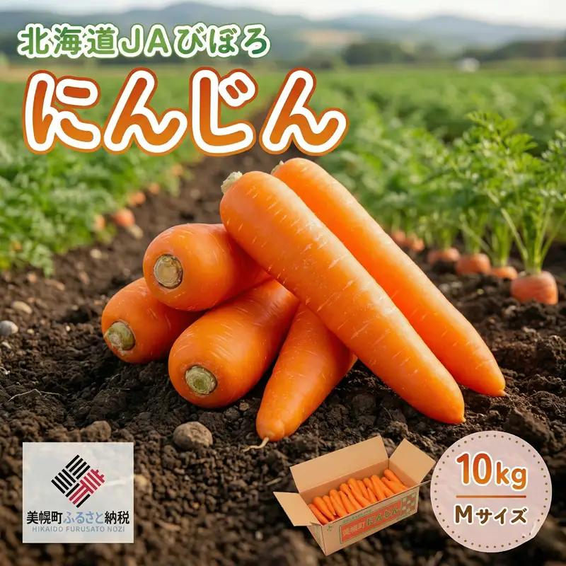 【2026年産 先行予約】北海道JAびほろ にんじん10kg【配送不可地域：離島】（2026年7月より順次発送） AF018 | にんじん