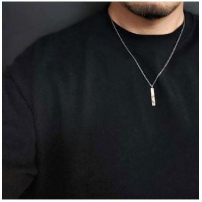 ふるさと納税 瑞穂市 SDGs一点物技法シルバータタキネックレス50cmユニセックス |  | 03