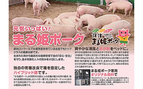 【10カ月定期便】まる姫ポーク 粗ミンチ 3kg