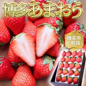 いちご いちごの王様 あまおう 2L 20粒 化粧箱入り イチゴ 苺 果物 デザート ベリー畑 福田ファーム ※配送不可：沖縄、離島 