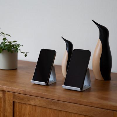 ふるさと納税 奥州市 スマホスタンド iPhone 17 Pro Max 対応 ライトグレー バンドシー [AR180] |  | 02