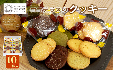 ココテラスのクッキー（10個） 洋菓子 焼き菓子 子どものおやつ おやつ 菓子 卵 ティータイム ギフト 手土産 プレゼント 個包装 こだわりスイーツ デザート グルメ ココテラス 母の日 父の日 お取り寄せ 愛知県 常滑市