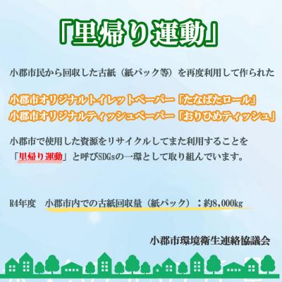 ふるさと納税 小郡市 ティッシュ 60箱入り オリジナルティッシュBOX おりひめティッシュ[No5354-0290] |  | 02