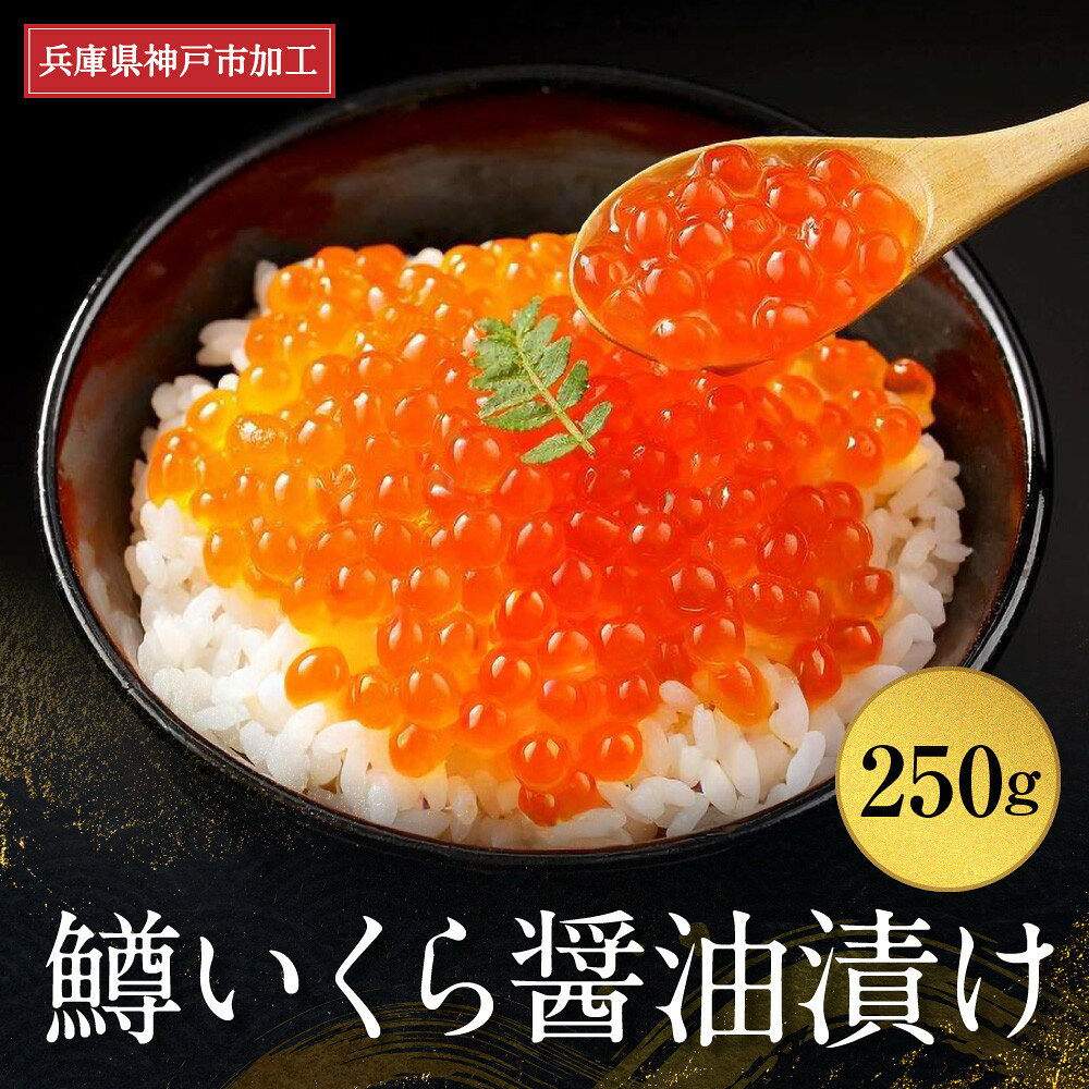 【ふるさと納税】いくら 鱒いくら醤油漬け 250g | イクラ 鱒 鱒卵 マス ます 醤油漬け 醤油 しょうゆ漬け 魚卵 魚介類 水産 小分け 海鮮 食品 人気 おすすめ 送料無料