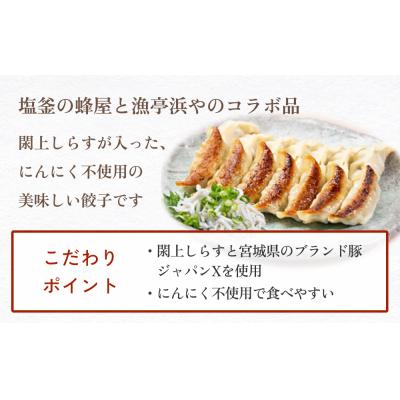 ふるさと納税 名取市 漁亭 浜や 閖上しらす餃子 60個 |  | 01