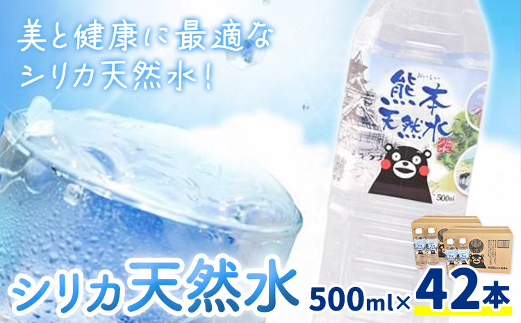 
            シリカ天然水 500ml×42本 《30日以内に出荷予定(土日祝除く)》
          