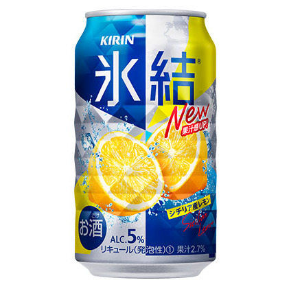 キリン 氷結 シチリア産 レモン 350ml 24本 福岡工場産 （※2026年12月賞味期限）送料無料 