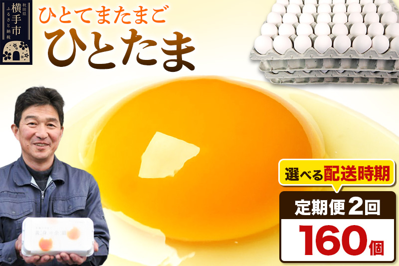 
《定期便2ヶ月》ひとたま 160個（業務用）【発送時期が選べる】
